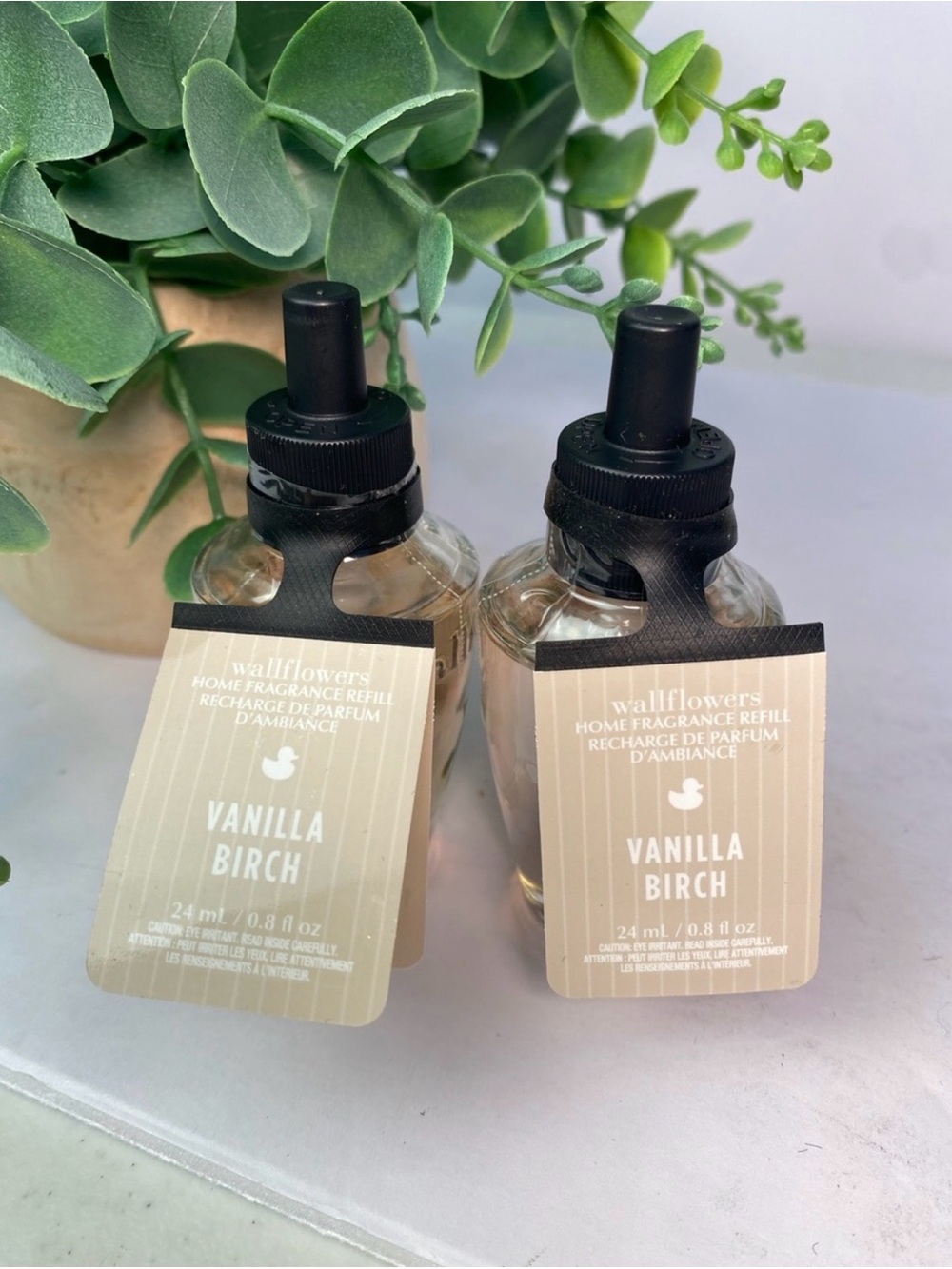 “Vanilla Birch” Bath & Body Works 2 New & Sealed Wallflower Refills